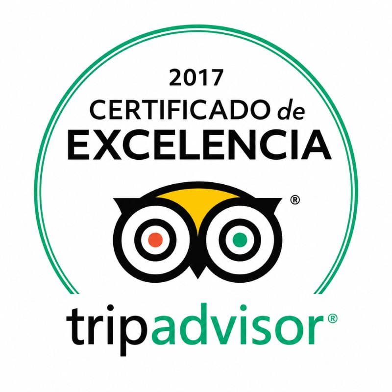 Tripadvisor Certificado de Excelencia 2017 - BDA Hotel & Spa