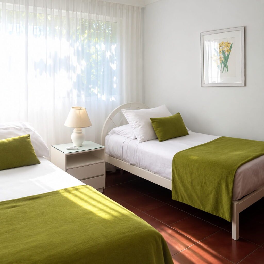 camas individuales apart family superior bda hotel & spa punta del este